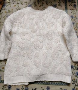White Knit Cardigan