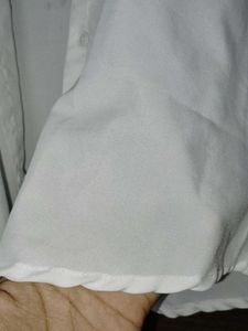 White 3/4 Sleeve Blouse
