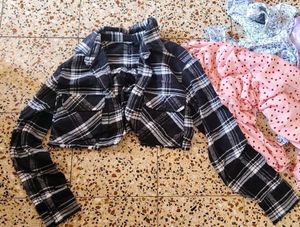 Plaid Crop Jacket