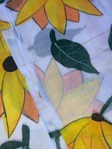 Cotton HANDPRINTED Saree New