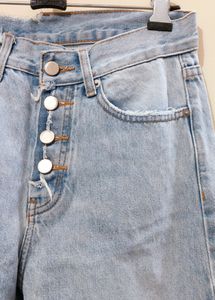 High waist flare jeans made with soft eco friendly