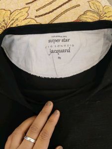 semi woolen black Top