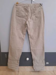 Beige Corduroy Pants