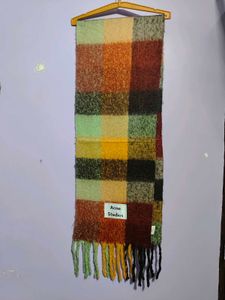 ACNE Studios Plaid Wool Scarf