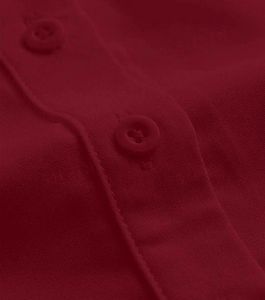 Burgundy Blouse with Flared Hand Detail