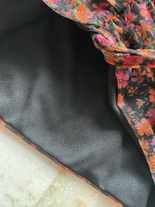 Floral Ruched Mini Skirt