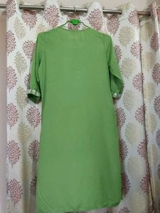Green Embroidered Kurta✨