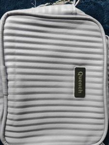 Cute Striped Pattern Lavender Sling Bag