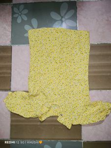 Yellow Floral Top