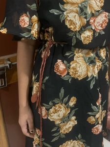 Floral Print Mini Dress
