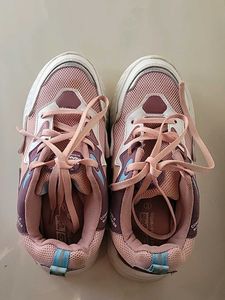 Stylish Pink Sneakers