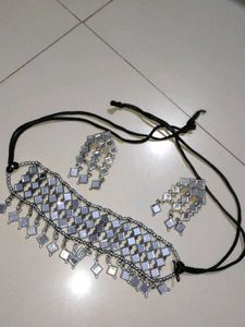 navratri Oxidize Necklace