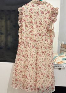 Floral Ruffle Mini Dress