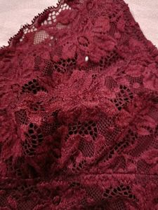 Lace Bralette Stretchable Pads Not Included