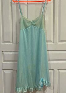 Vintage Blue Slip Dress