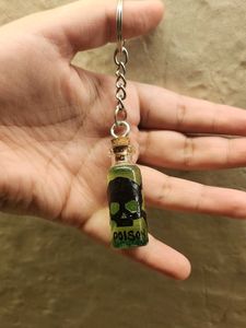 Poison Bottle Keychain