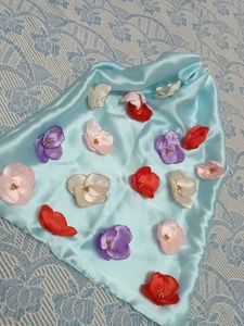 Handmade Colorful Flower Party Wear Hand Bag
