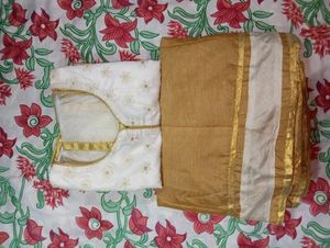 Off White Bajirao Lehenga For Women