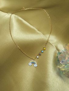 Rainbow Charm Necklace