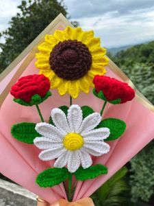 Crochet Flower Bouquet