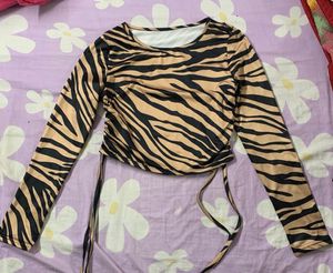 Tiger Print Top