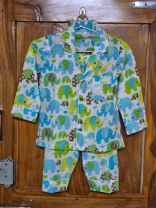 Elephant Print Pajama Set(avl Size 2-6 Years)