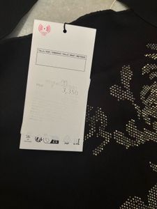 Zara Black Embellished Midi Dress