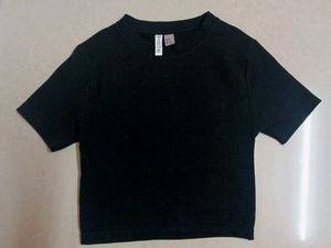 Black H&amp;M Basic Tee