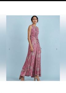 Aarke Ritu KumarGeometric Print Round-Neck Jumpsui