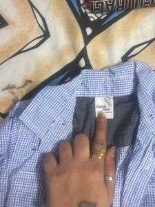 Mayoral Blue Check Shirt