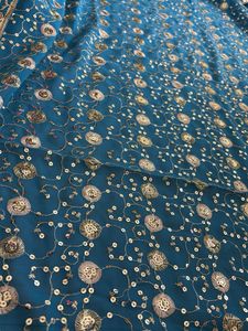 Elegant Teal Saree