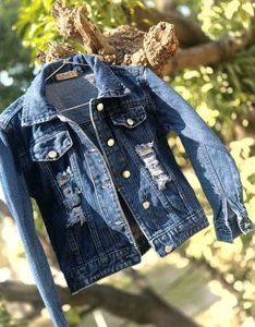 Distressed Denim Jacket