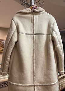 Viral Bershka Faux leather Shearling TrenchCoat