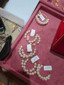 Combo Set Of 5 Pearl Loops