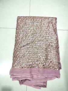 Peach &amp; Gold Saree