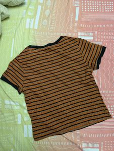 Striped Crop Top
