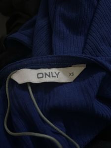 Blue Tie-Up Tank Top By Only