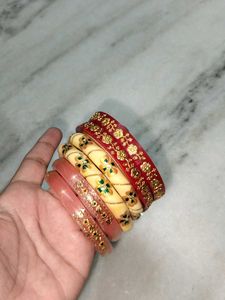Set of 6 Colorful Bangles
