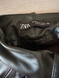 ZARA FAUX LEATHER TROUSER