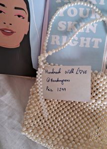 Pearled Handbag