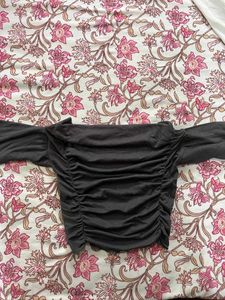 Imported Y2k Korean Grey Top