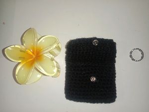 Cute Crochet Pouch Or Earphone Case