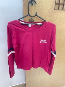 Pink Crop Top