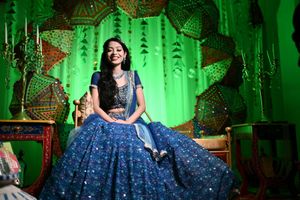 Mirror Work Heavy Flair Lehnga