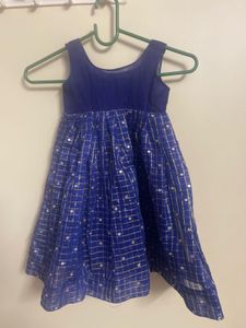 Never Worn Kids Ethnic Dress - Pink &amp; Blue