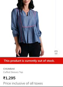 New Chumbak Authentic Tunic Top