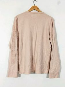 Light Peach Casual Sweatshirt (Men)