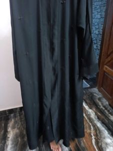 Elegant Black Embroidered Abaya