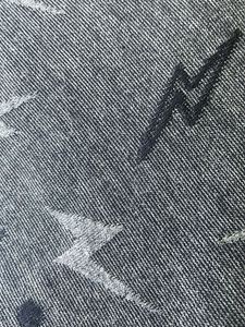 Gray Lightning Bolt Dress