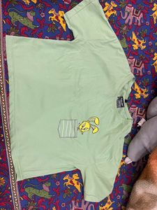 Tweety Print Crop Top